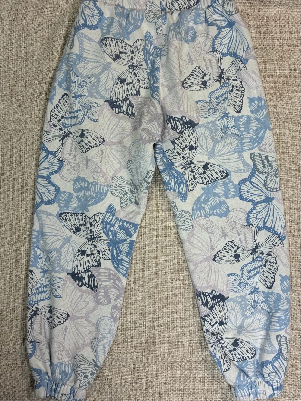 GAP Kids Butterfly Zip Hoodie - Pastel Blue & Lavender